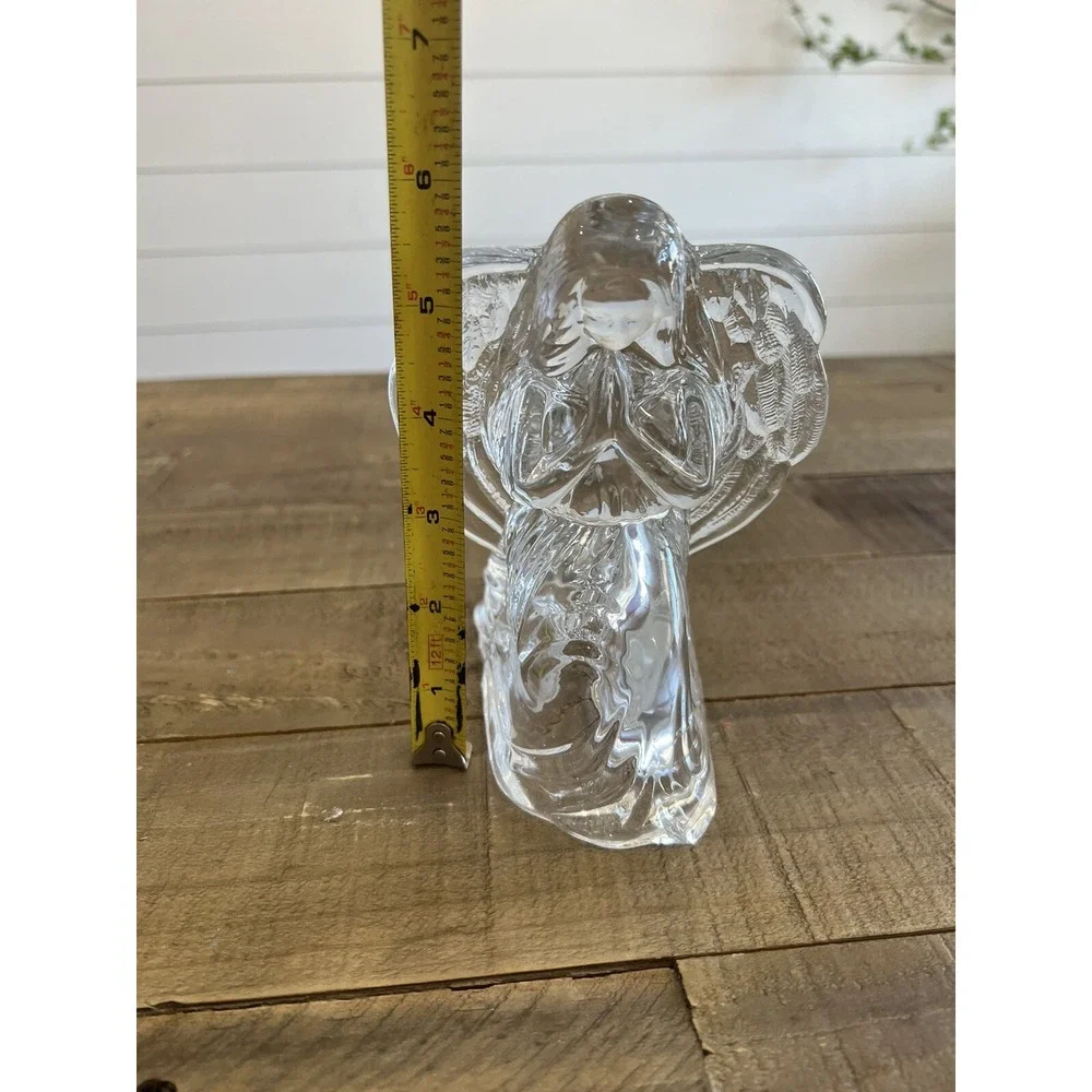 St. George Crystal Praying Angel Votive Holder by Holiday Elegance